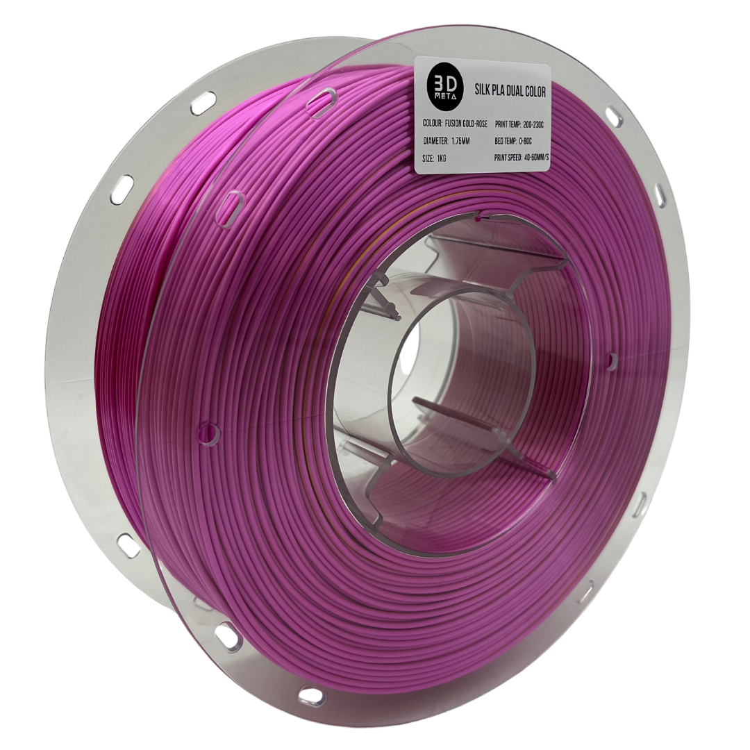 3D Meta Silk Dual PLA Gold - Rose 1KG Spool M-SILKD-GOLD/ROSE-1KGX1.75MM