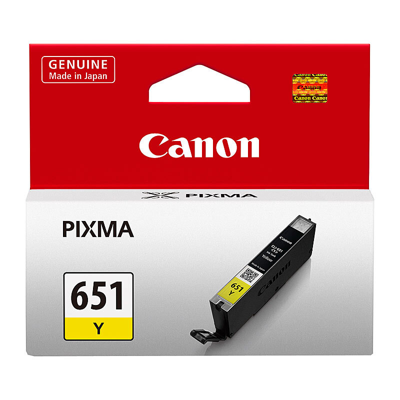 Canon CLI-651 Yellow Ink Cartridge OEM