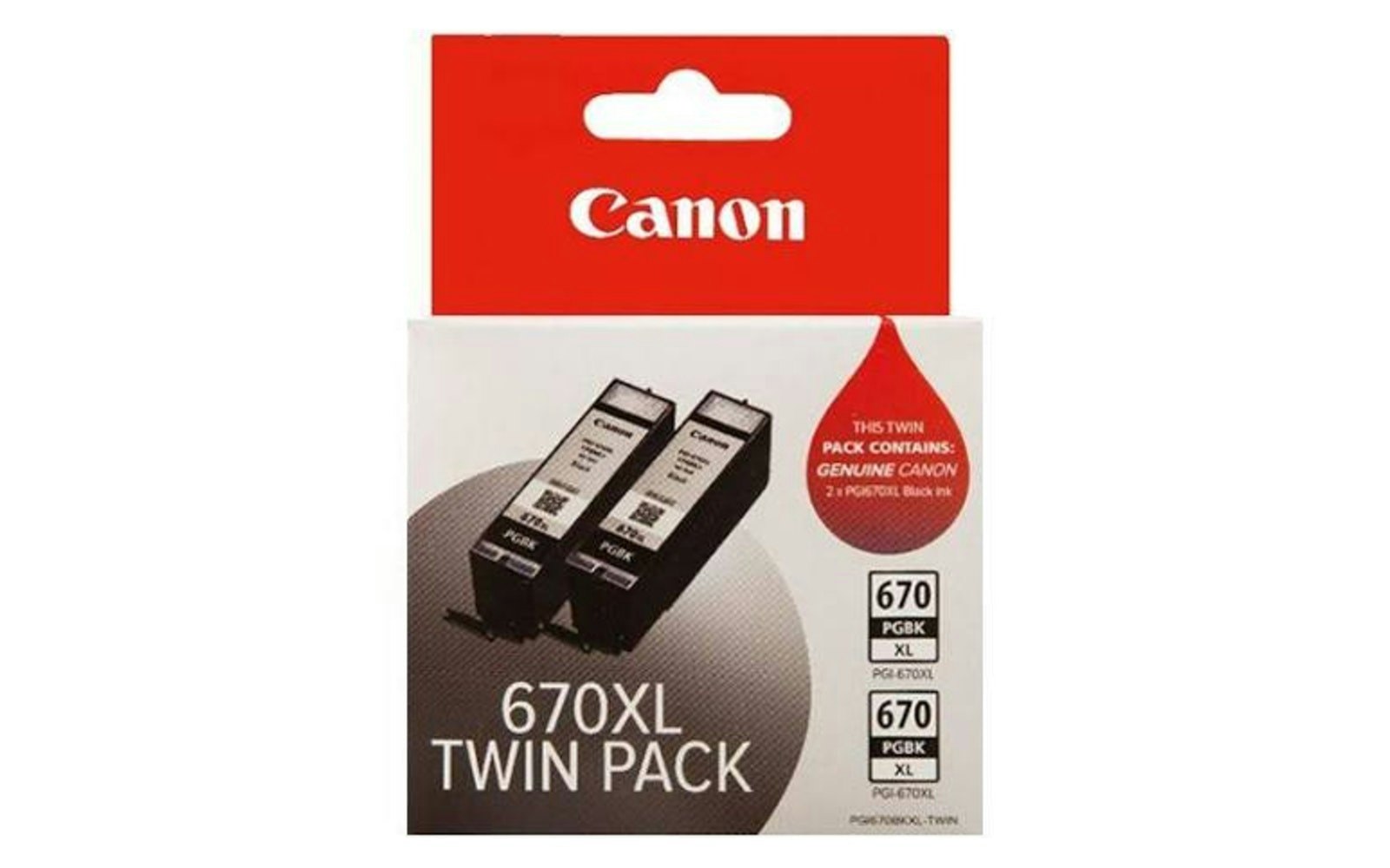 Canon PGI-670XL Black Ink Twin Pk OEM