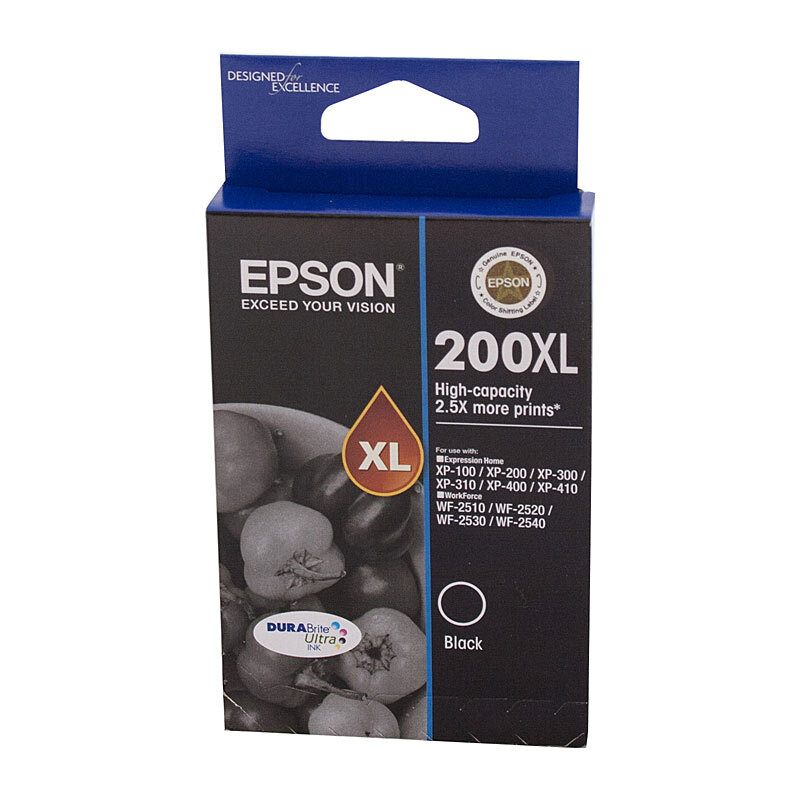 Epson 200XL Black Ink Cartridge OEM