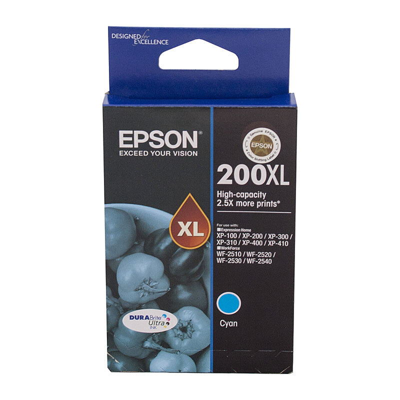 Epson 200XL Cyan Ink Cartridge OEM