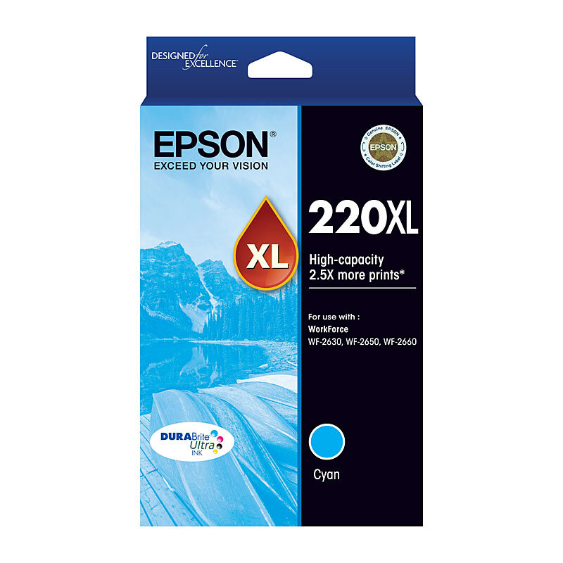 Epson 220XL Cyan Ink Cartridge OEM