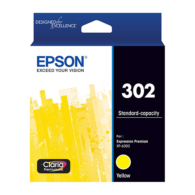 Epson 302 Yellow Ink Cartridge OEM