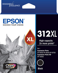 Epson 312XL Black Ink Cartridge OEM