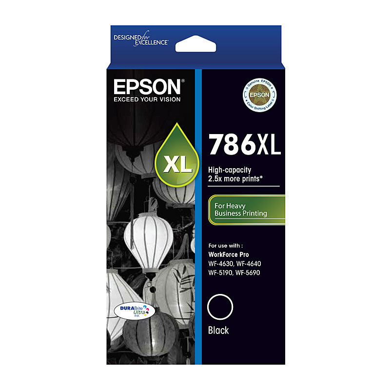 Epson 786XL Black Ink Cartridge OEM