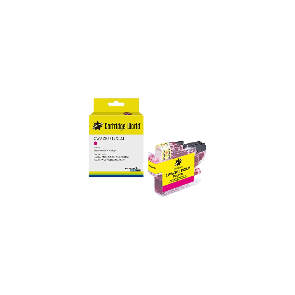 Cartridge World Brother LC-3319M Magenta Ink Cartridge Cartridge World Brother LC-3319M Magenta Ink Cartridge