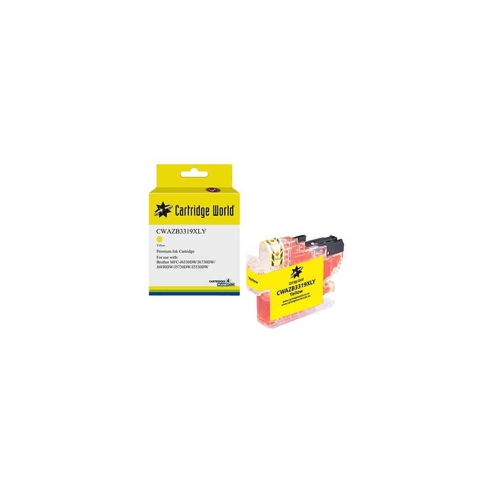 Cartridge World Brother LC-3319Y Yellow Ink Cartridge Cartridge World Brother LC-3319Y Yellow Ink Cartridge