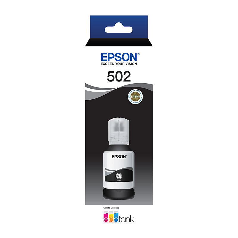 Epson T502 Blk EcoTank Bottle OEM Epson T502 Blk EcoTank Bottle OEM