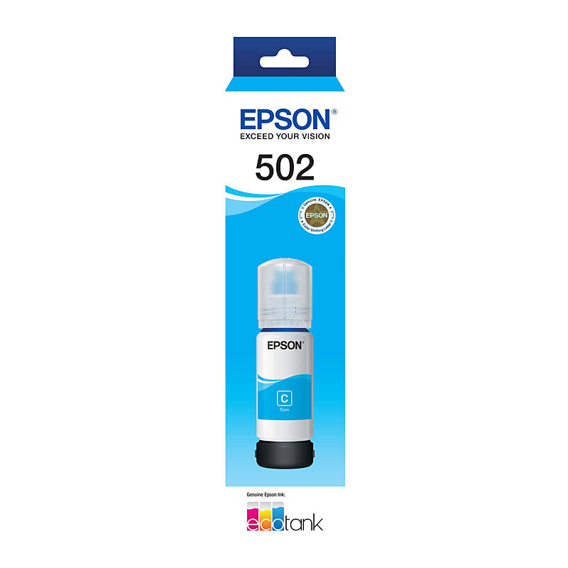 Epson T502 Cyan EcoTank Bottle OEM Epson T502 Cyan EcoTank Bottle OEM