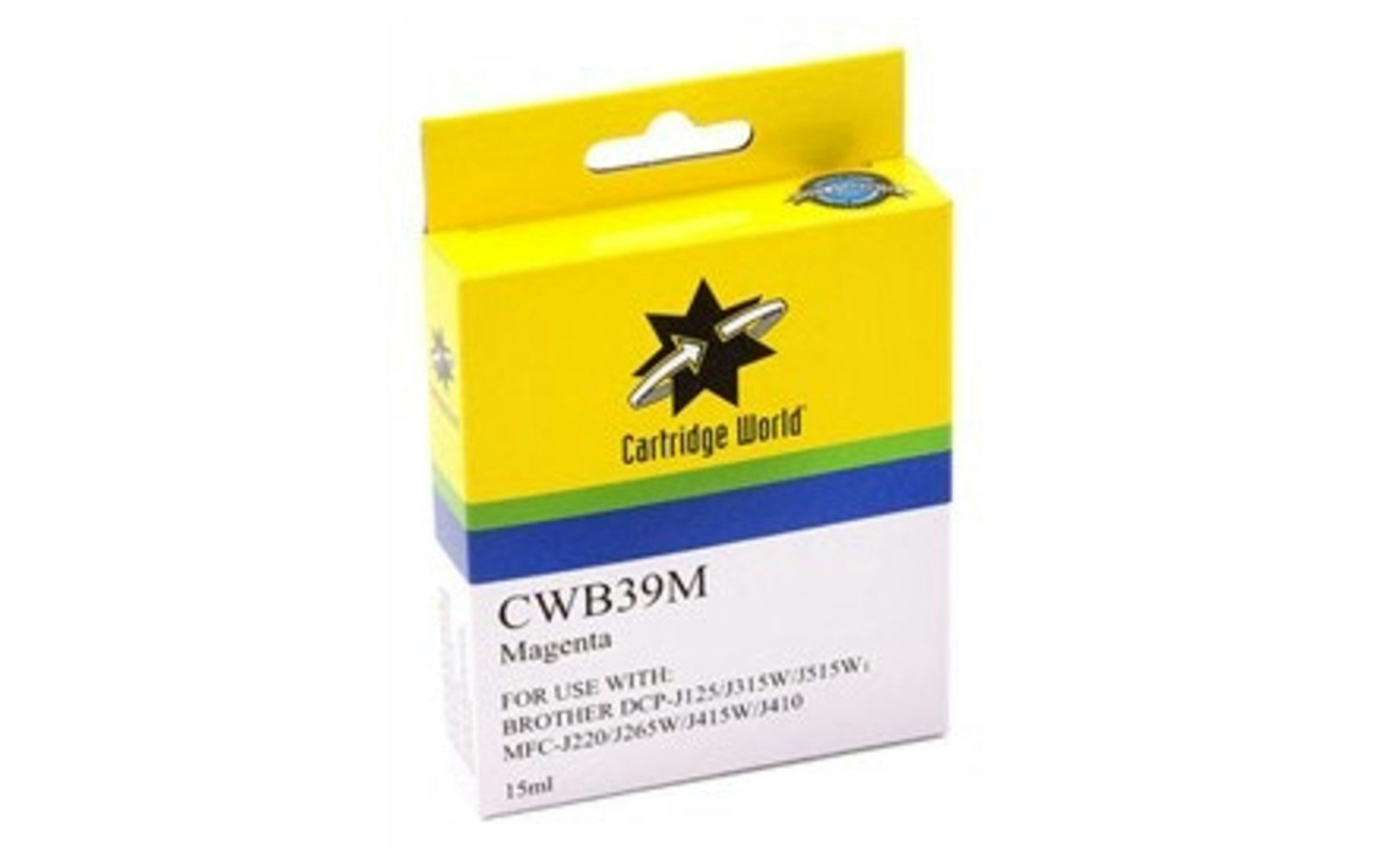 Cartridge World Brother LC-39M Magenta Ink Cartridge Cartridge World Brother LC-39M Magenta Ink Cartridge