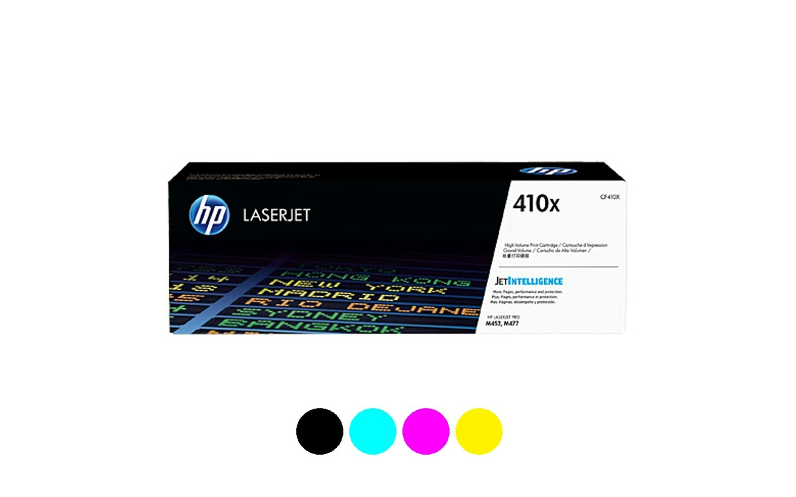 HP #410X Yellow Toner CF412X OEM