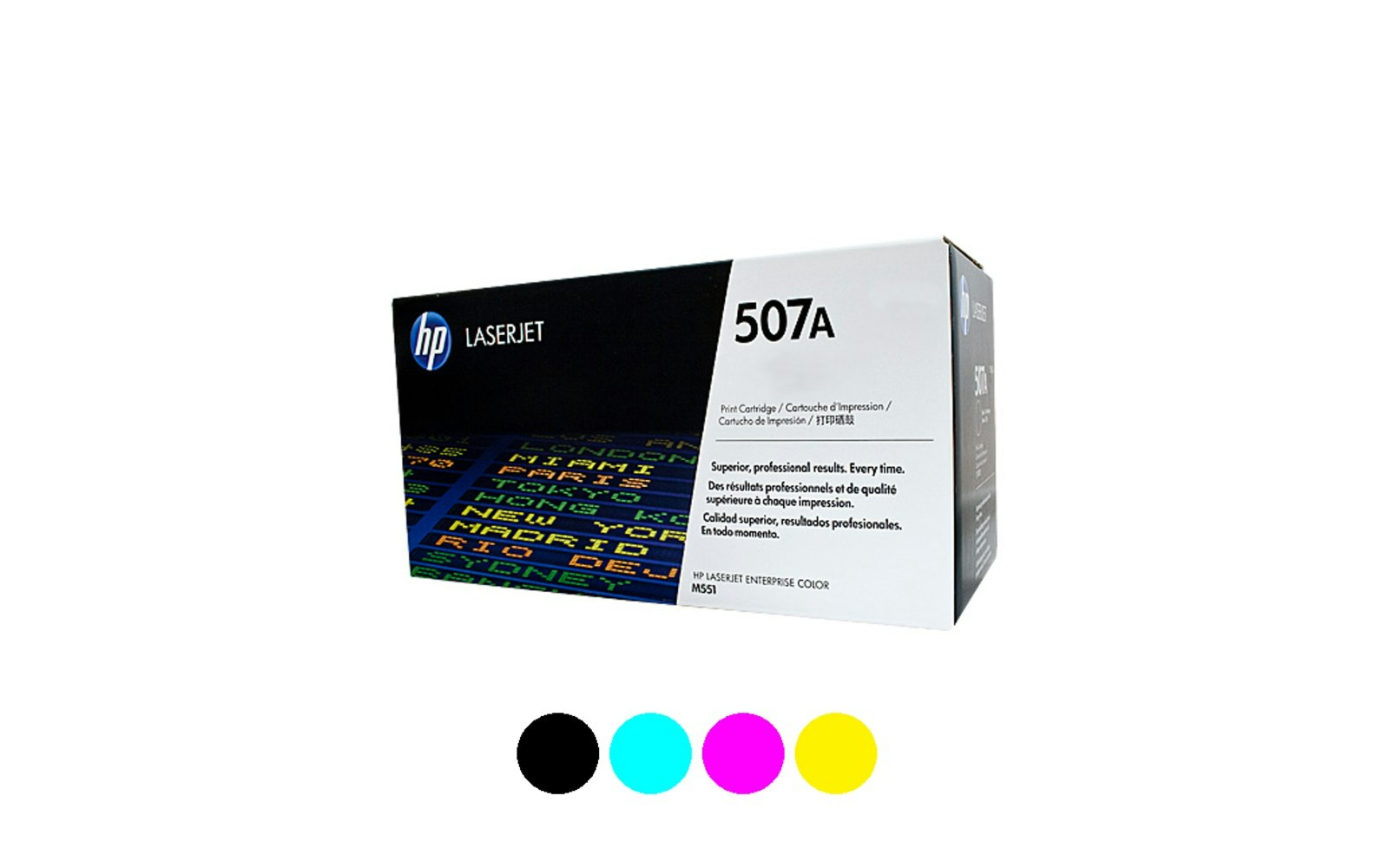 HP #507A Yellow Toner CE402A OEM