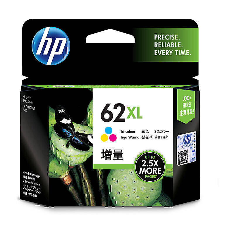 HP #62XL Tri ColourInk C2P07AA OEM