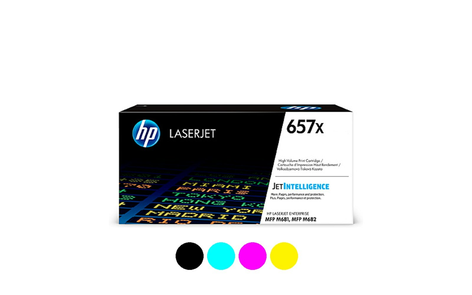 HP #657X Yellow Toner CF472X OEM