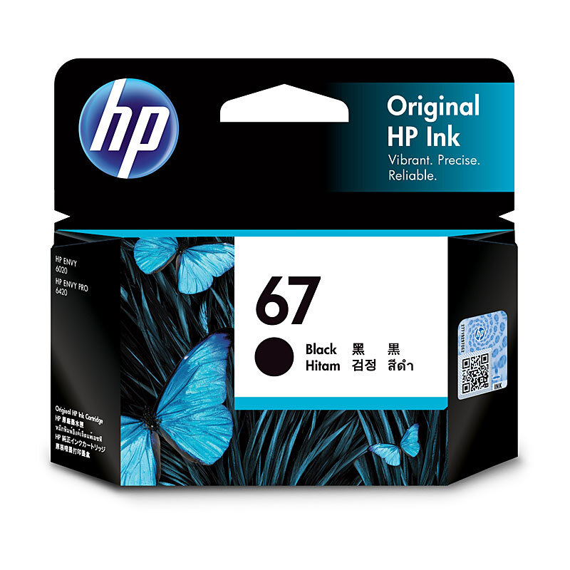 HP #67 Black Ink 3YM56AA OEM