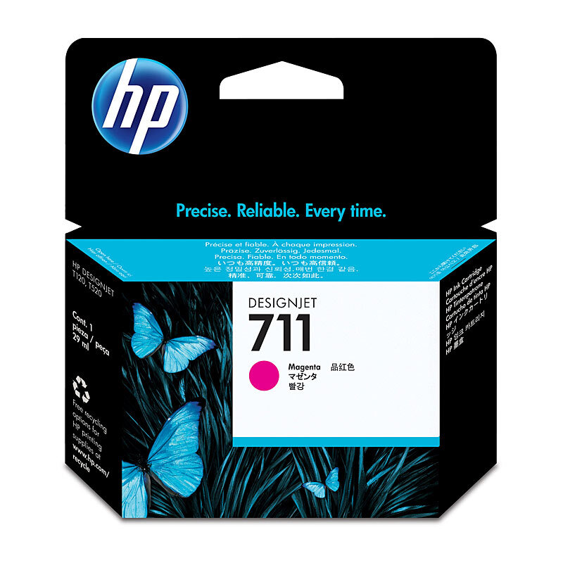 HP #711 29ml Magenta Ink CZ131A OEM