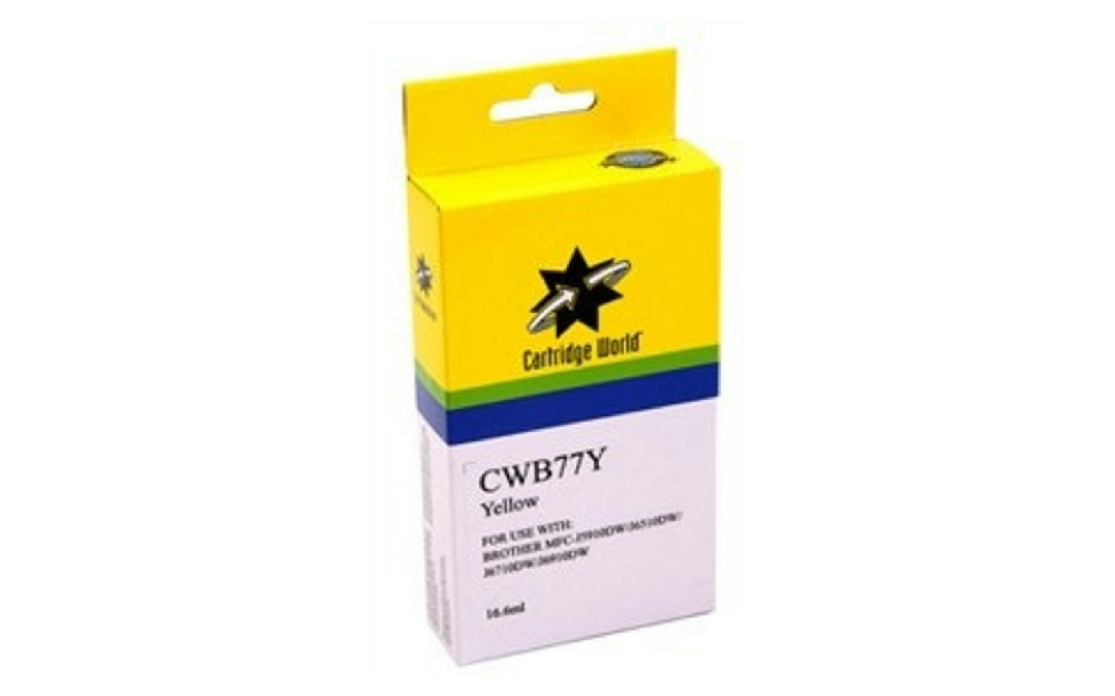 Cartridge World Brother LC-77XLY Yellow Ink Cartridge Cartridge World Brother LC-77XLY Yellow Ink Cartridge