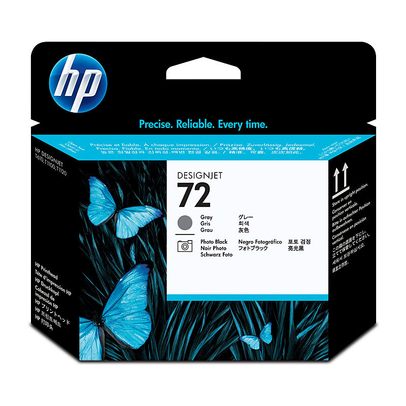 HP #72 P/BK Grey P/head C9380A OEM HP #72 P/BK Grey P/head C9380A OEM