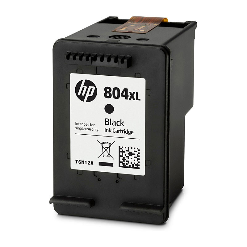HP #804XL Black Ink T6N12AA OEM