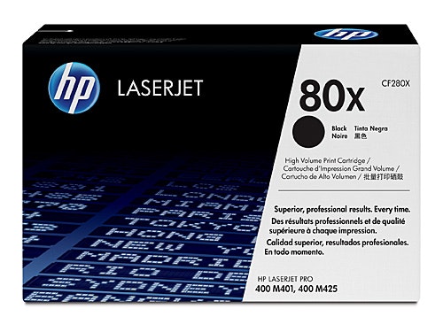 HP #80X Black Toner CF280X OEM