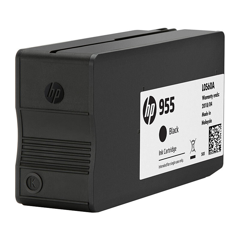 HP #955 Black Ink L0S60AA OEM