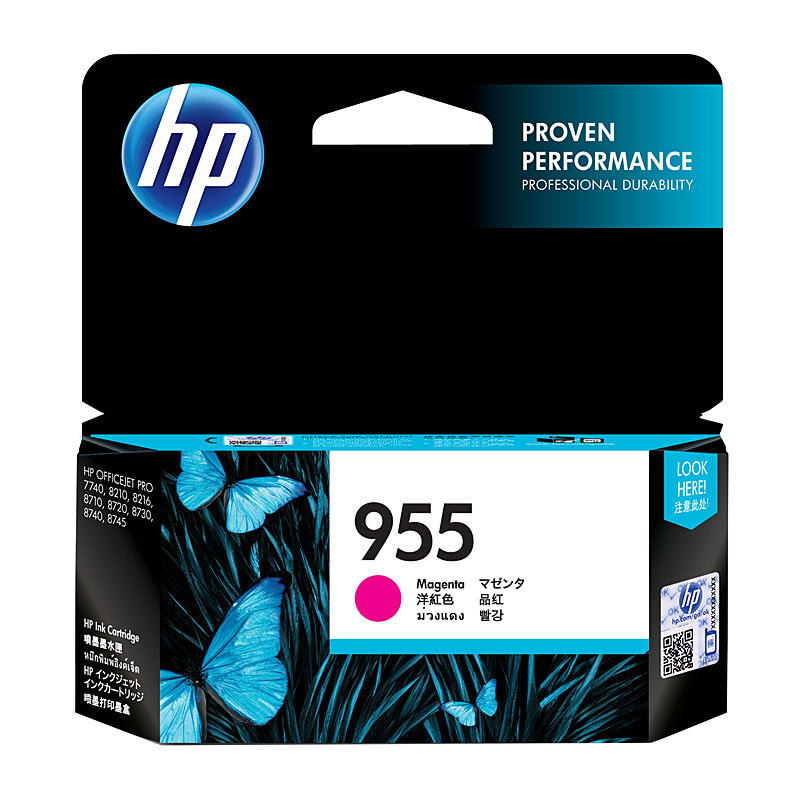 HP #955 Magenta Ink L0S54AA OEM