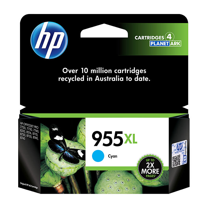 HP #955XL Cyan Ink L0S63AA OEM
