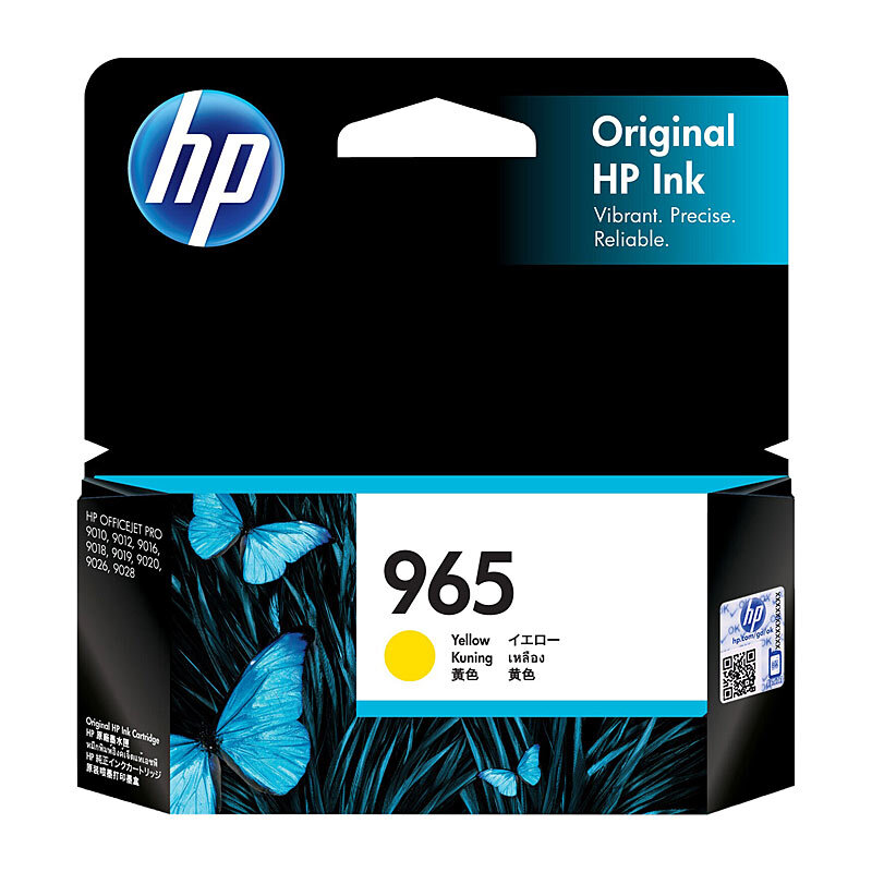 HP #965 Yellow Ink 3JA79AA OEM