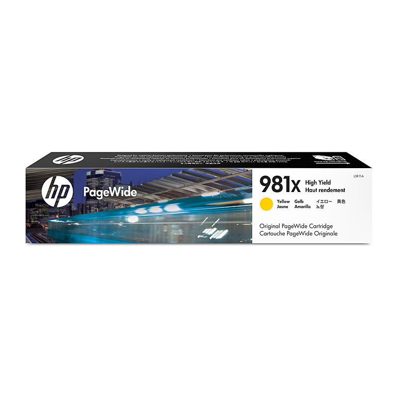 HP #981X Yellow Ink Cartridge L0R11A OEM