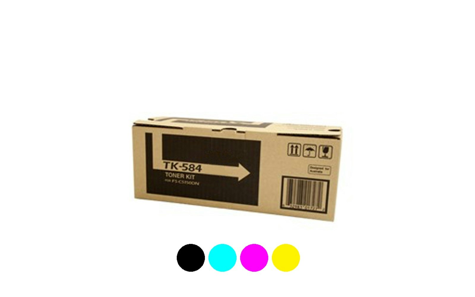 Kyocera TK584 Yellow Toner OEM