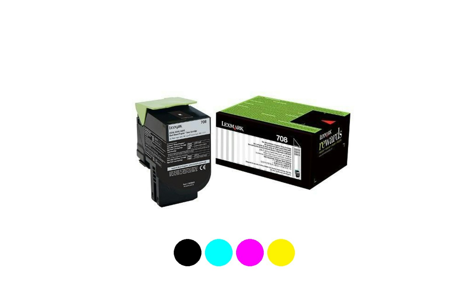 Lexmark 708K Black Toner OEM
