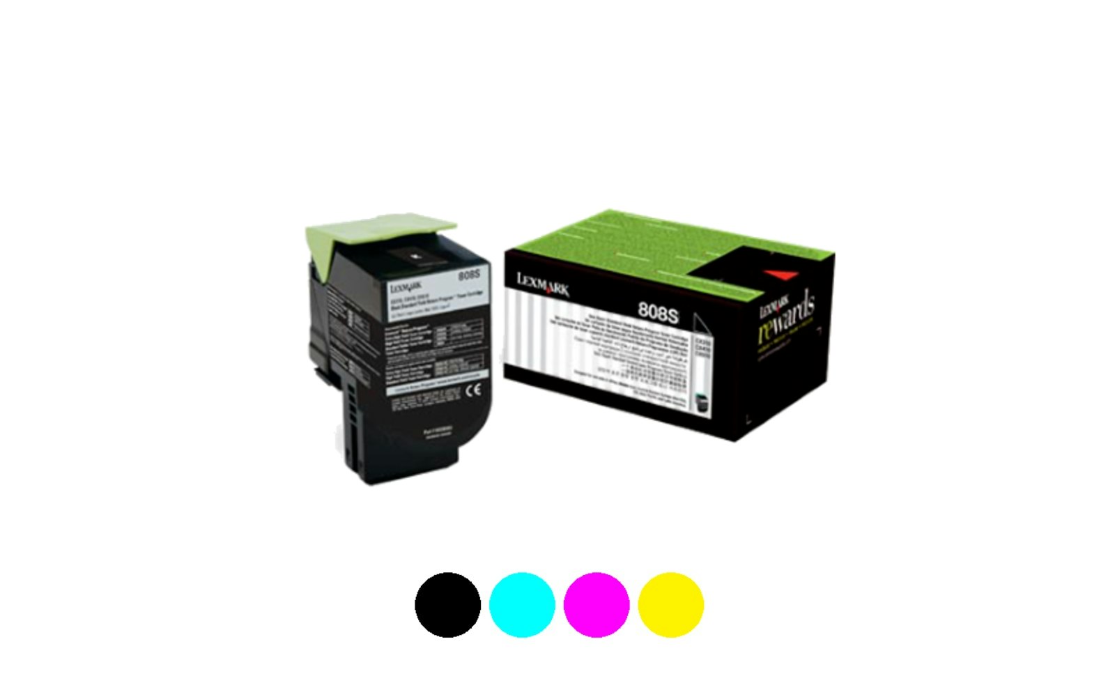 Lexmark 808SY Std Yellow Toner OEM