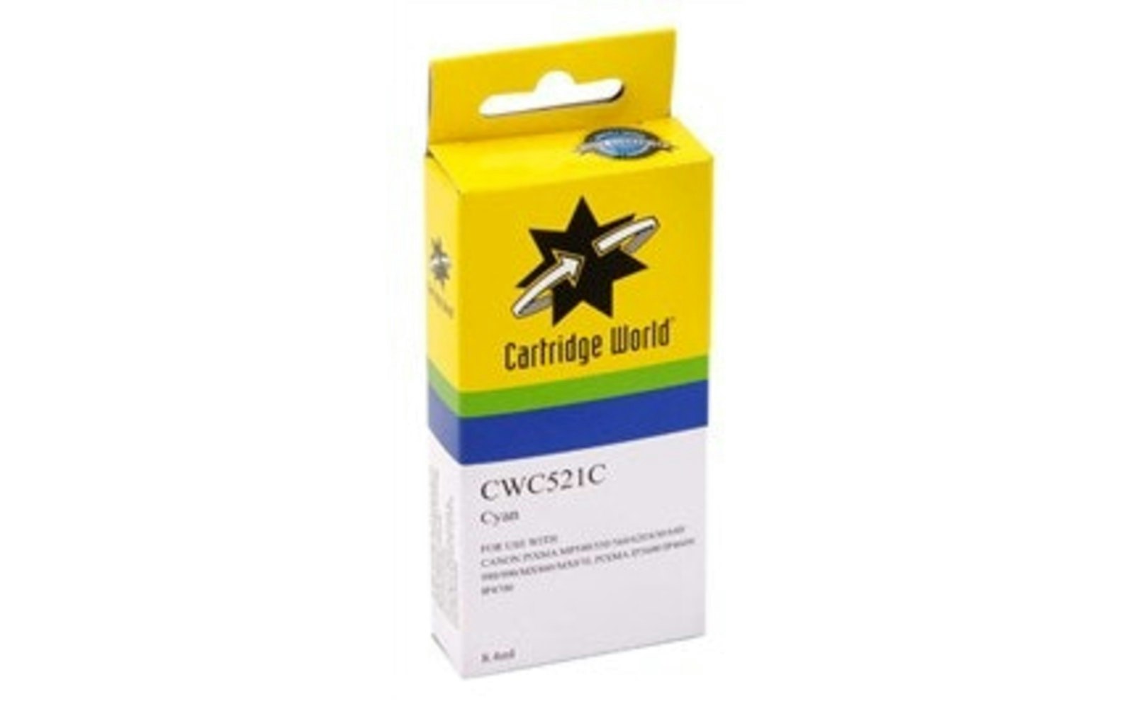 Cartridge World Canon CLI-521C Cyan Ink Cartridge Cartridge World Canon CLI-521C Cyan Ink Cartridge