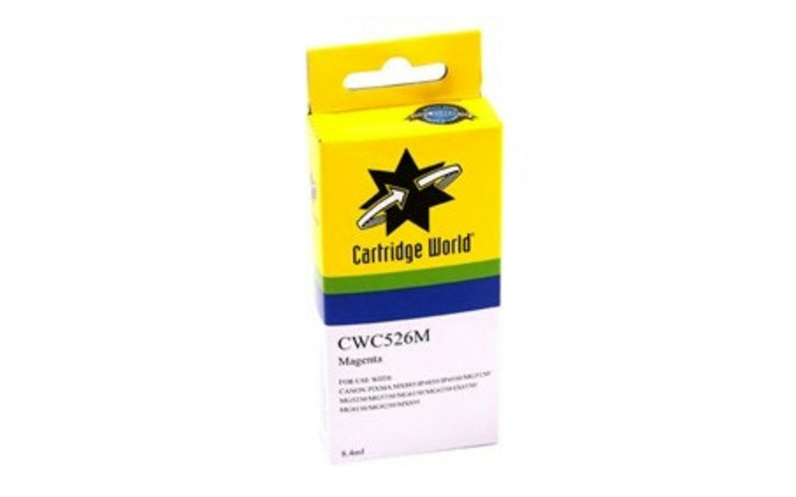 Cartridge World Canon CLI-526M Magenta Ink Cartridge Cartridge World Canon CLI-526M Magenta Ink Cartridge
