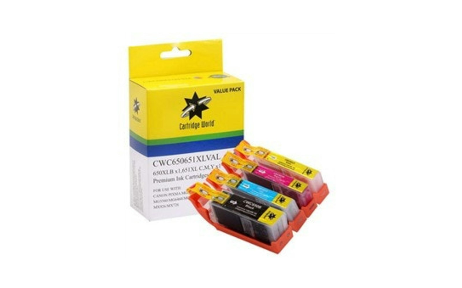 Cartridge World Canon PG-650XL/CLI-651XL Ink Value Pack