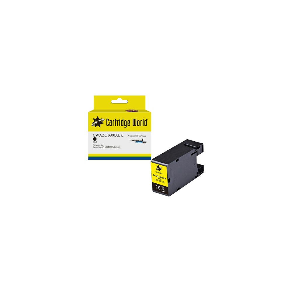 Cartridge World Canon PGI-1600XLK Black Ink Cartridge