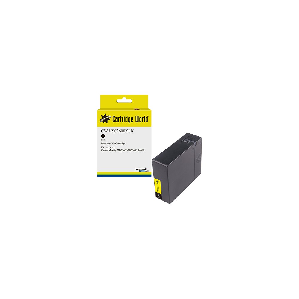 Cartridge World Canon PGI-2600XLK Black Ink Cartridge Cartridge World Canon PGI-2600XLK Black Ink Cartridge