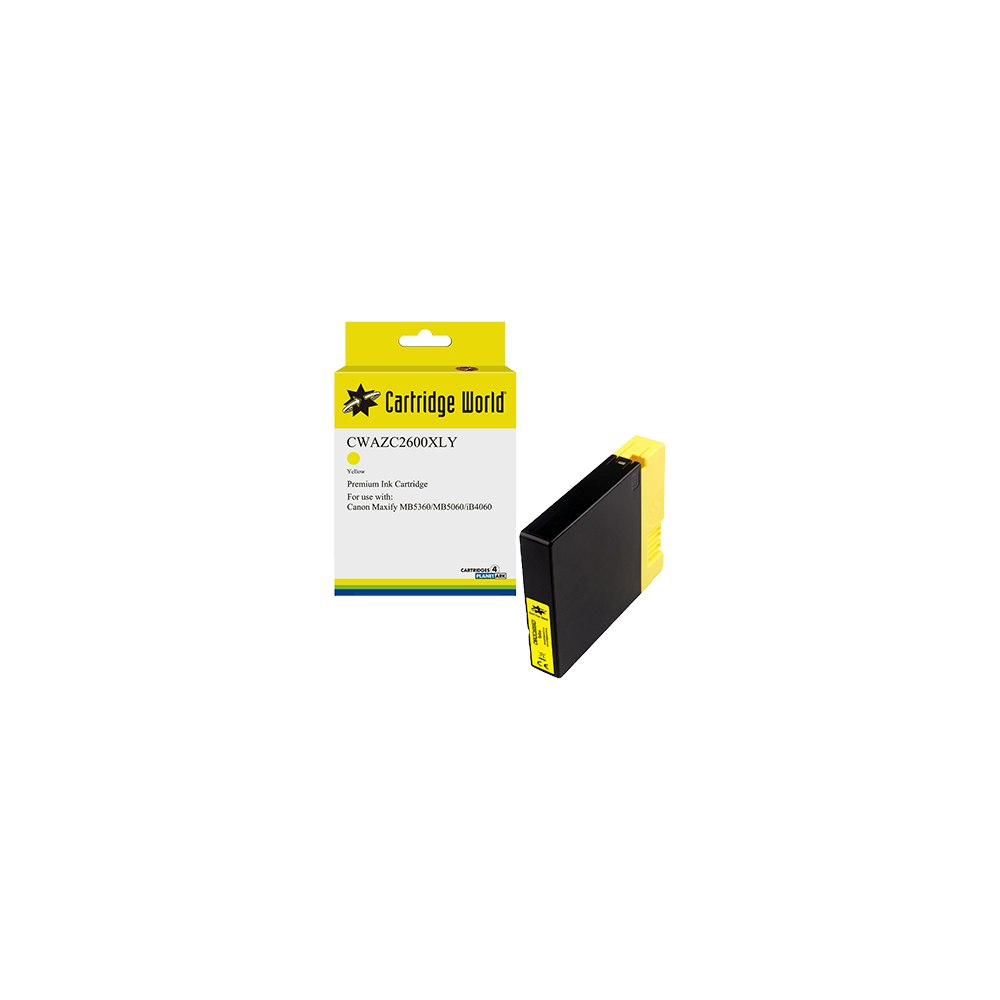 Cartridge World Canon PGI-2600XLY Yellow Ink Cartridge Cartridge World Canon PGI-2600XLY Yellow Ink Cartridge