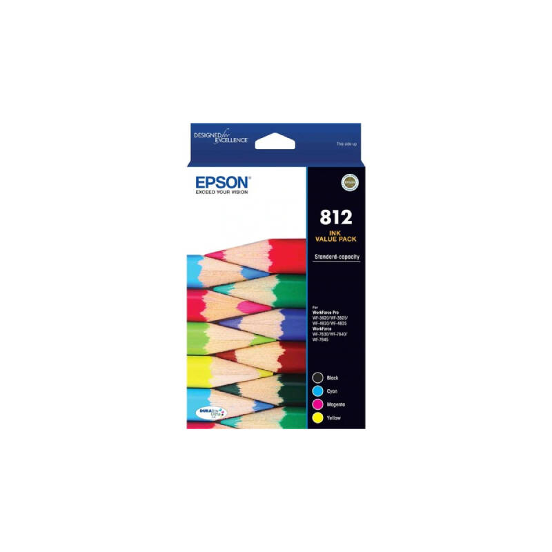 Epson 812 4 Ink Value Pack OEM