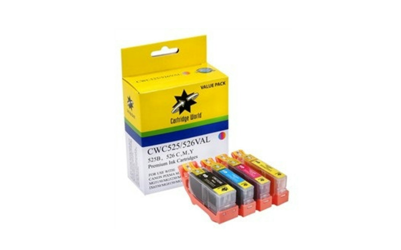 Cartridge World Canon PGI-525/CLI-526 Value Pack