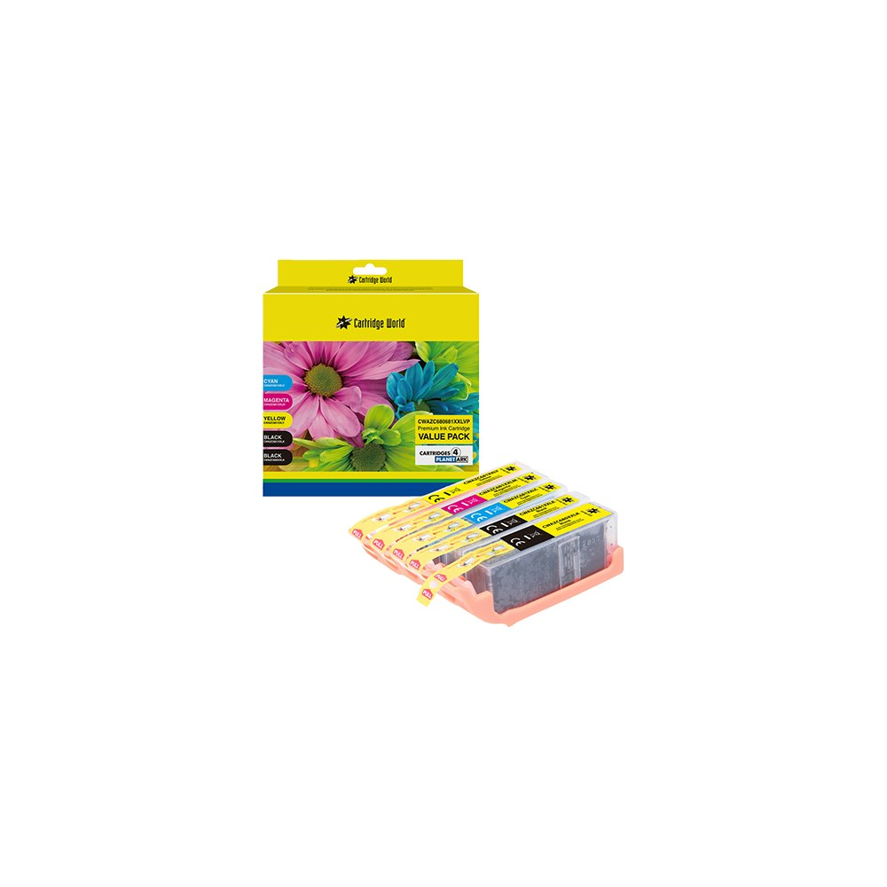 Cartridge World Canon PGI-680XXL/CLI-681XXL Ink Value Pack Cartridge World Canon PGI-680XXL/CLI-681XXL Ink Value Pack