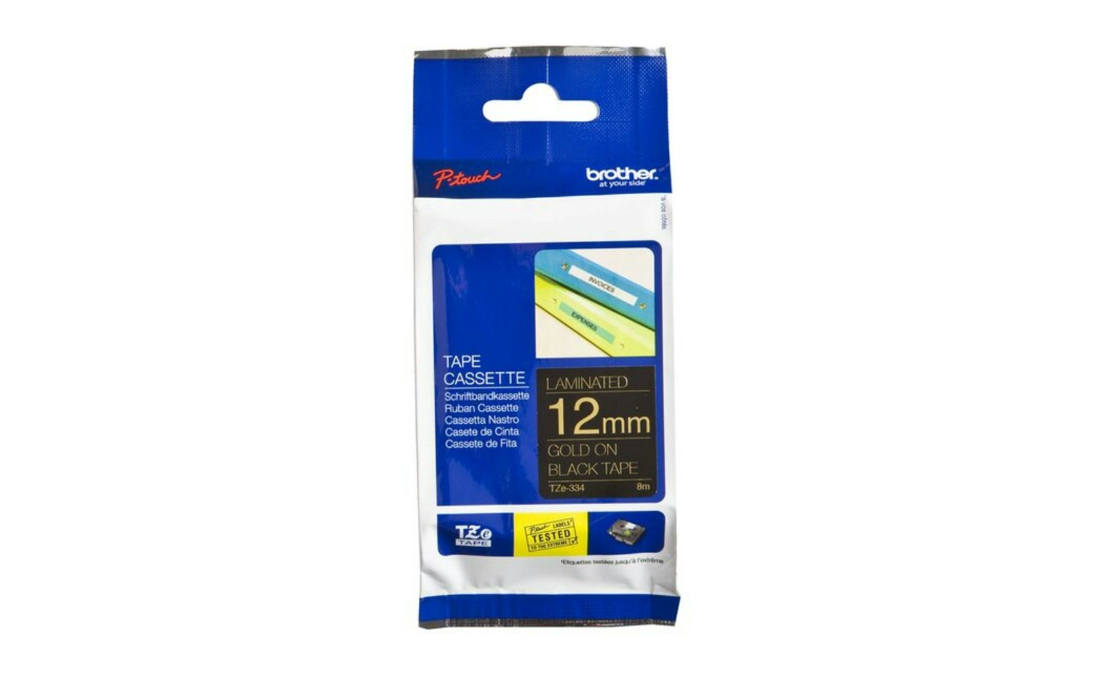 Brother TZe334 Labelling Tape Brother TZe334 Labelling Tape