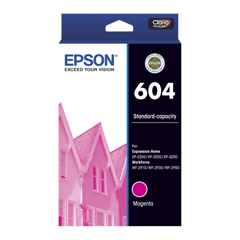 Epson 604 Magenta Ink Cartridge OEM