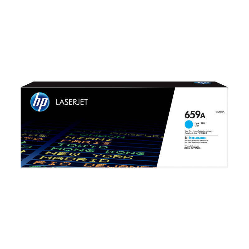 HP #659A Cyan Toner W2011A HP #659A Cyan Toner W2011A