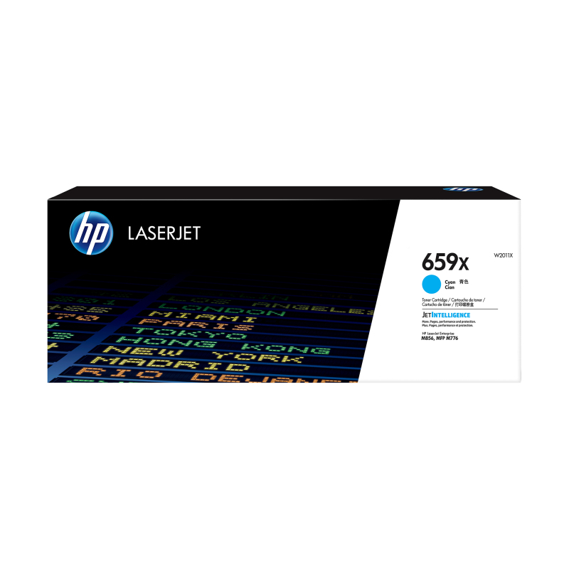 HP #659X Cyan Toner W2011X HP #659X Cyan Toner W2011X