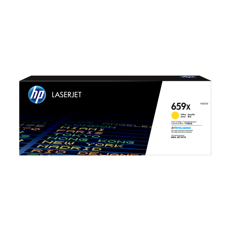 HP #659X Yellow Toner W2012X HP #659X Yellow Toner W2012X