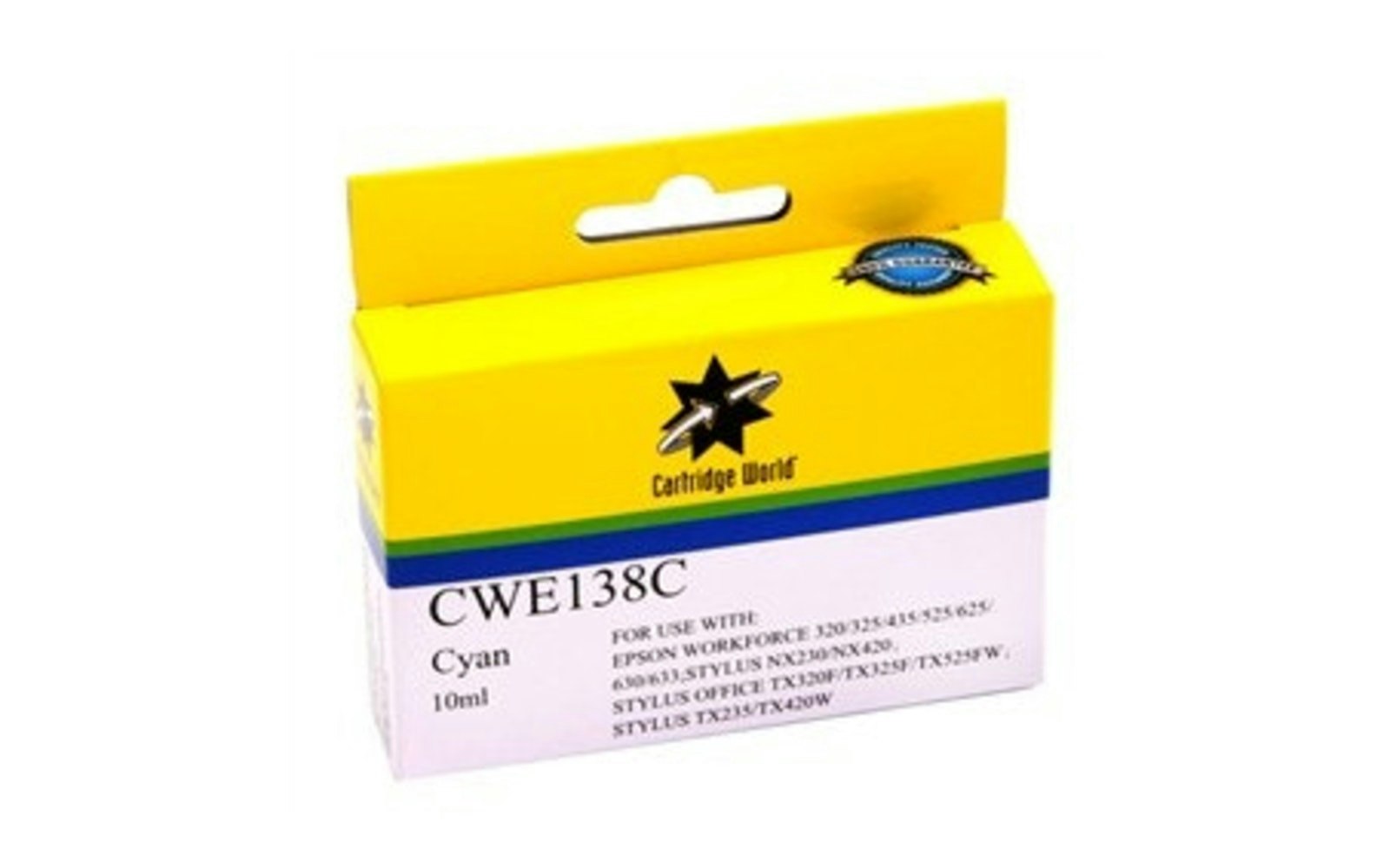 Cartridge World Epson 138C Cyan Ink Cartridge Cartridge World Epson 138C Cyan Ink Cartridge