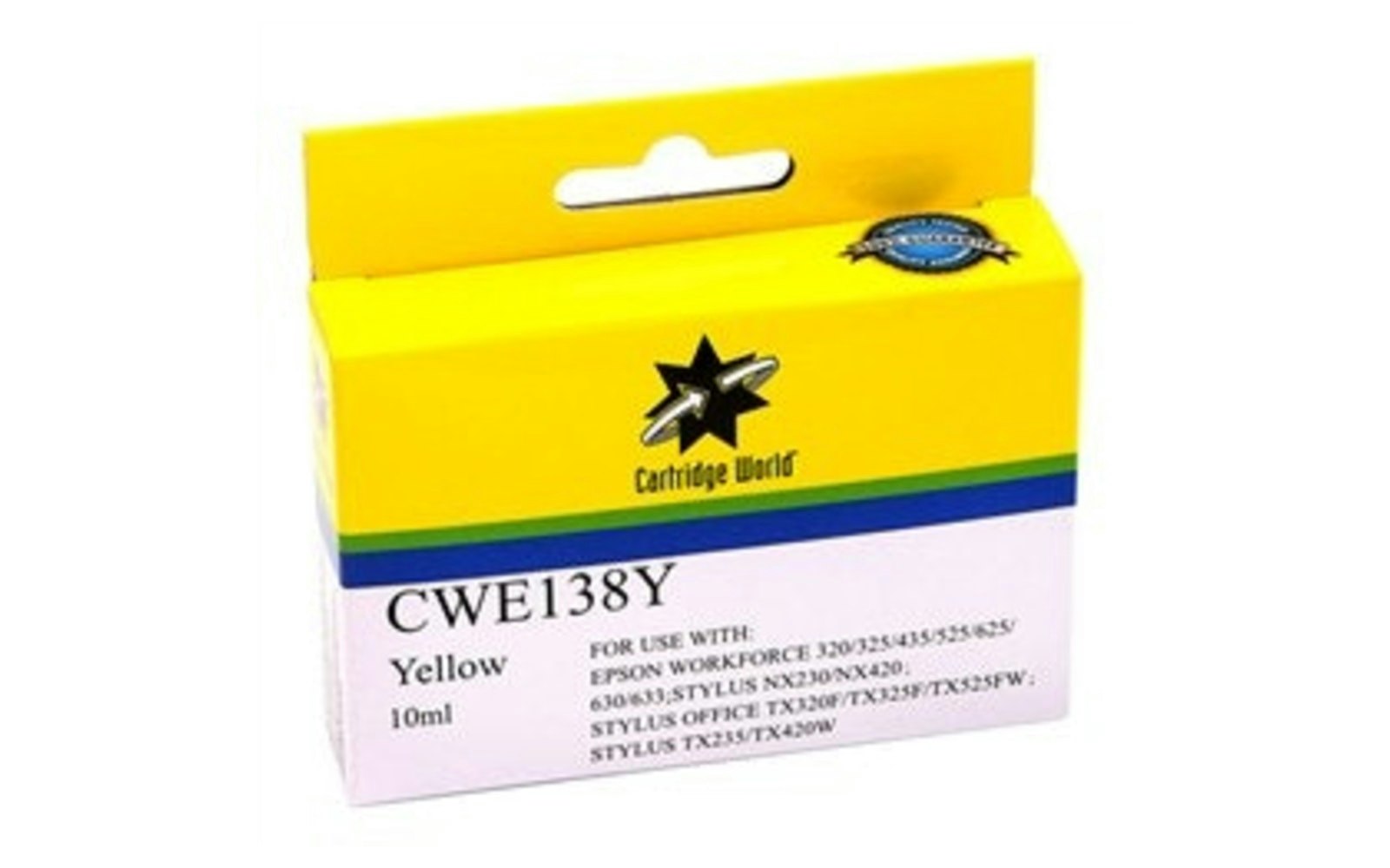 Cartridge World Epson 138Y Yellow Ink Cartridge Cartridge World Epson 138Y Yellow Ink Cartridge