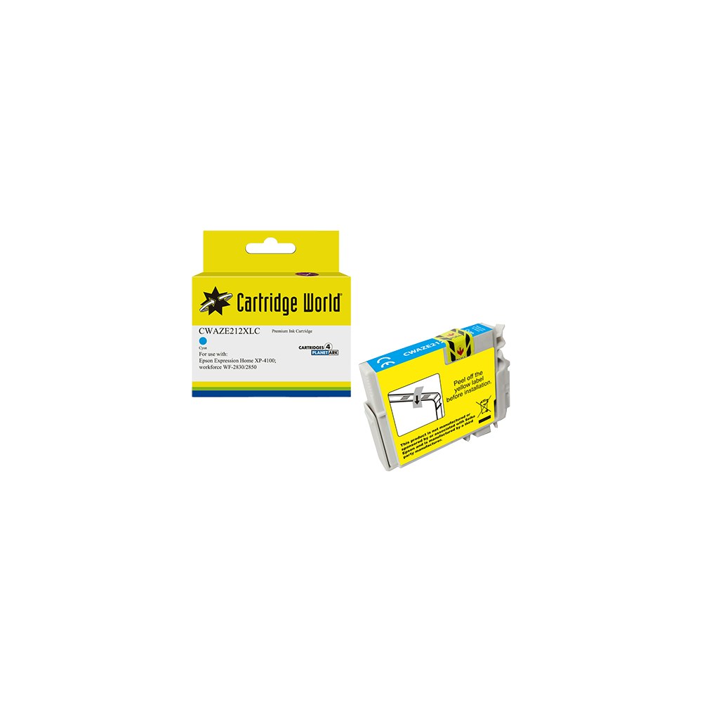 Cartridge World Epson 212XLC Cyan Ink Cartridge Cartridge World Epson 212XLC Cyan Ink Cartridge