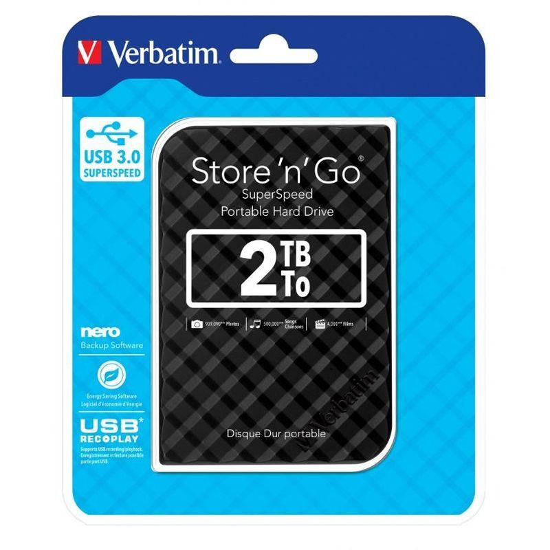 Verbatim 2.5' Mobile HD 2TB Verbatim 2.5' Mobile HD 2TB